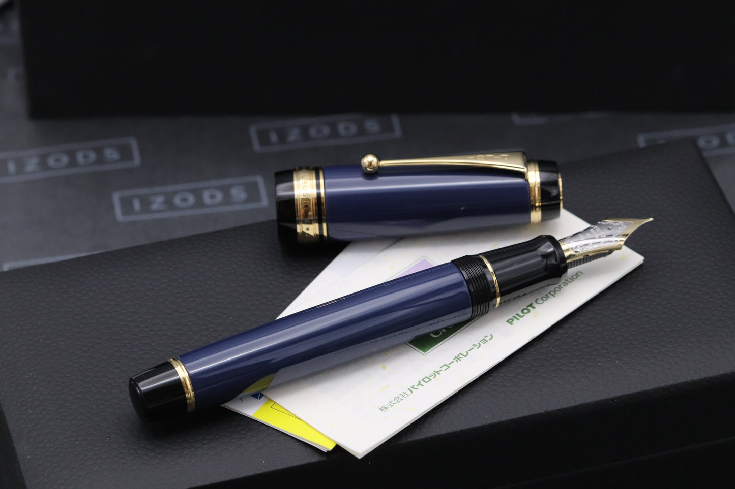 Pilot Custom Urushi Blue Fountain Pen - INKED ONCE