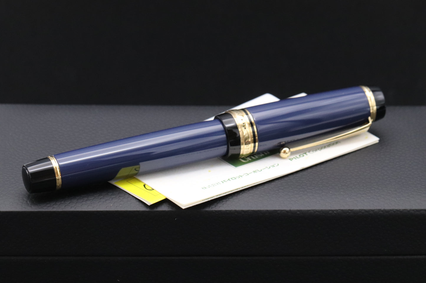 Pilot Custom Urushi Blue Fountain Pen - INKED ONCE