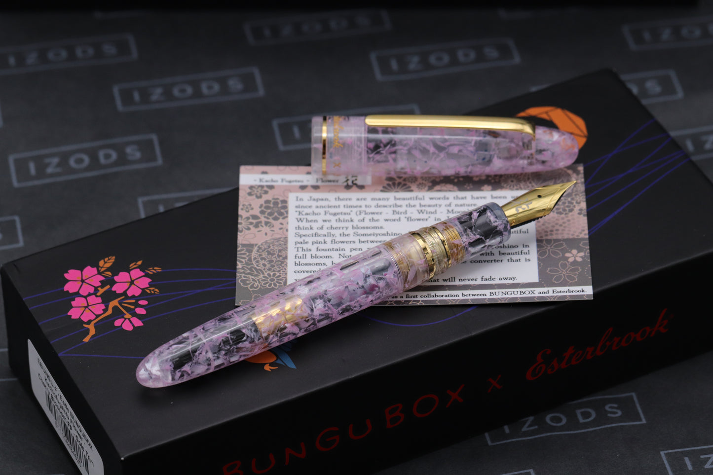 Esterbrook x BunguBox Estie Kachofugetsu Flower Fountain Pen