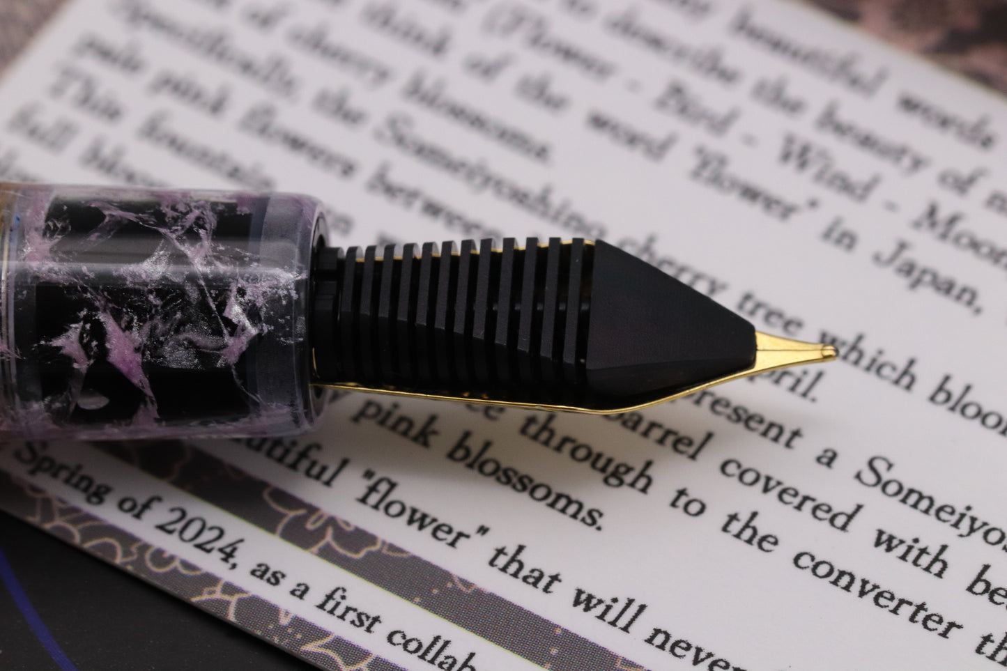 Esterbrook x BunguBox Estie Kachofugetsu Flower Fountain Pen