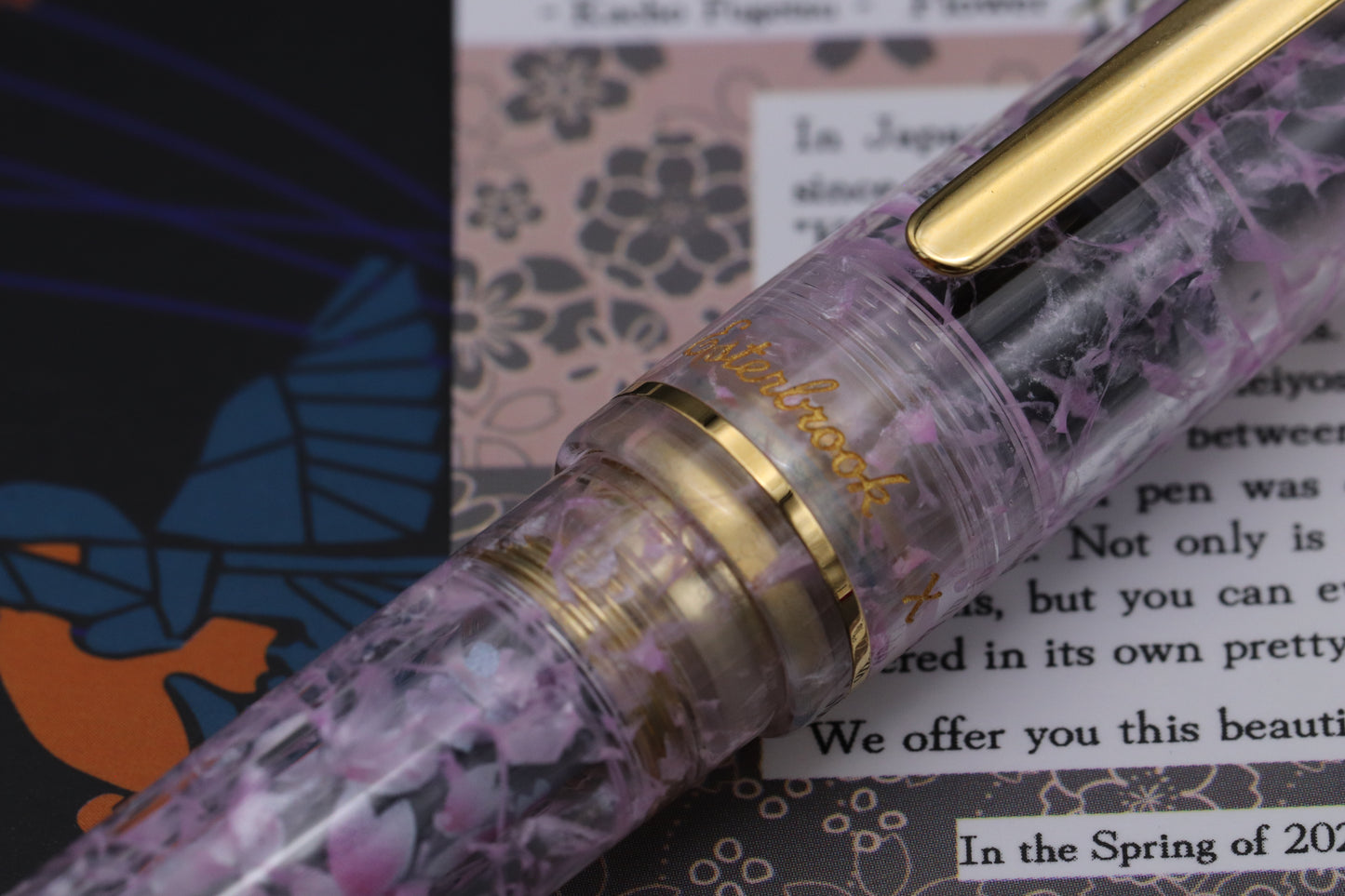 Esterbrook x BunguBox Estie Kachofugetsu Flower Fountain Pen