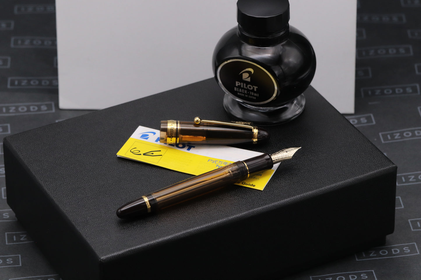 Pilot Custom 823 Amber Fountain Pen - INKED ONCE
