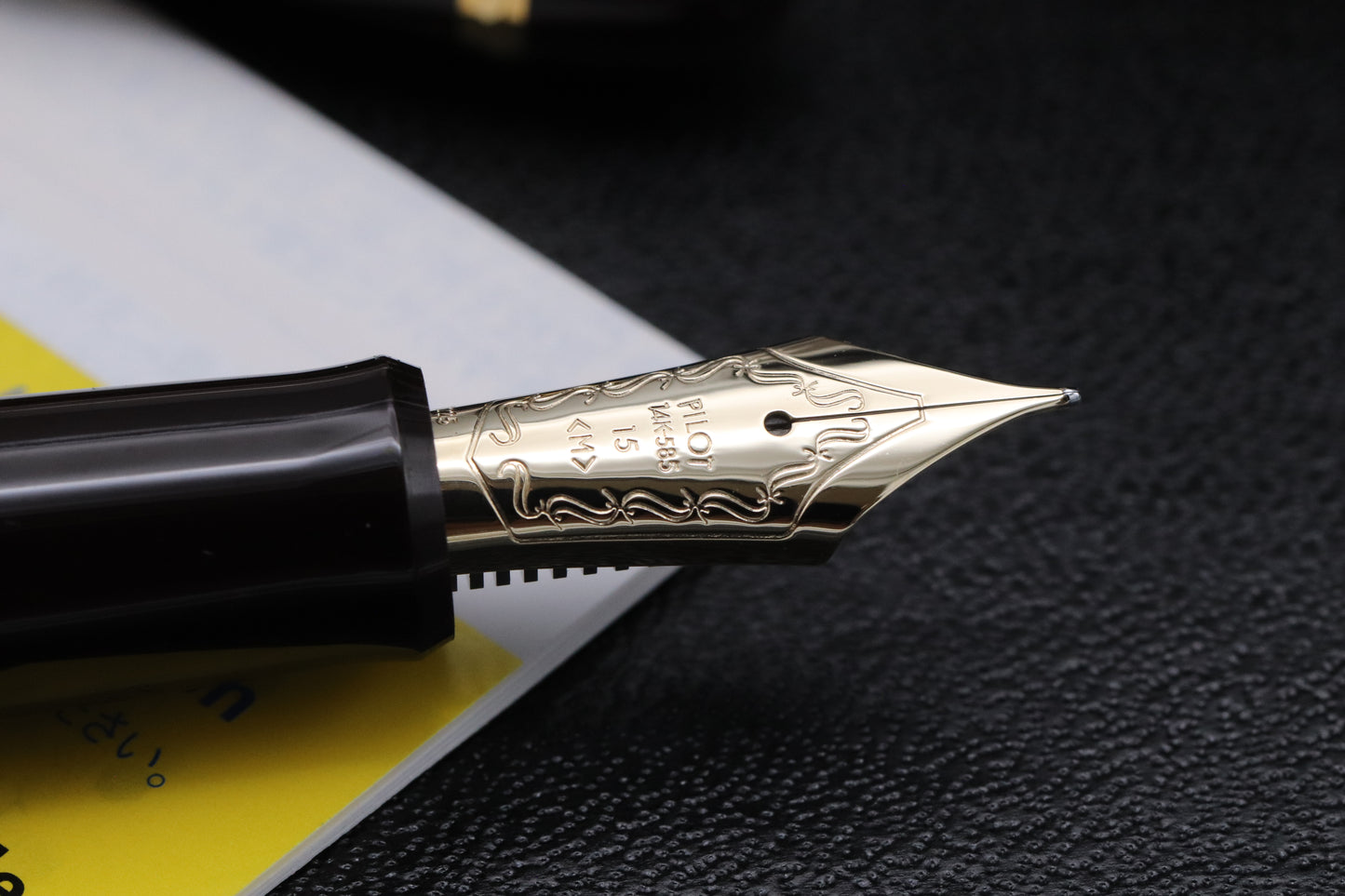 Pilot Custom 823 Amber Fountain Pen - INKED ONCE