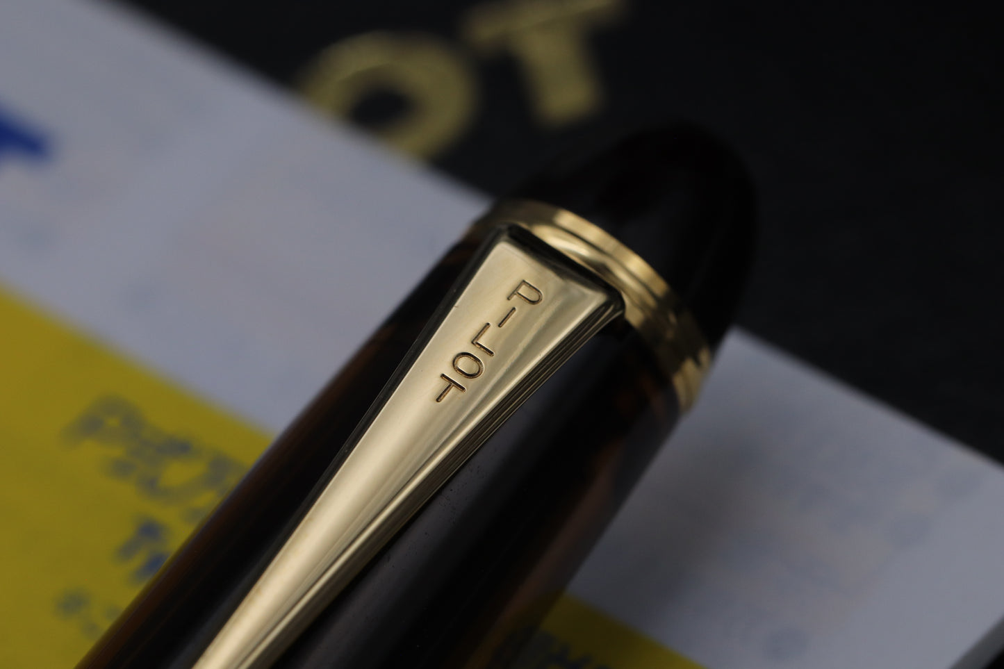 Pilot Custom 823 Amber Fountain Pen - INKED ONCE