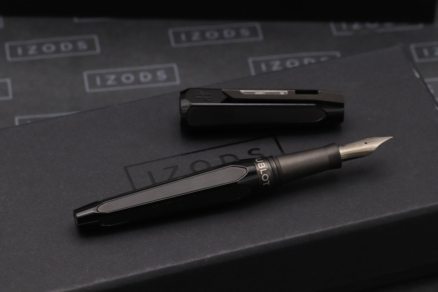 Hublot by OMAS Black Titanium Fountain Pen - NEVER INKED