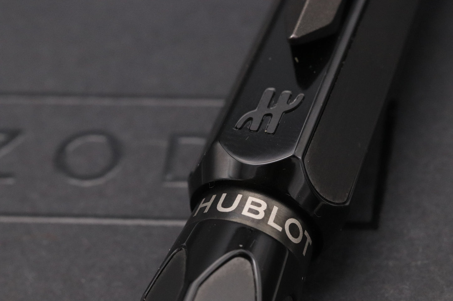 Hublot by OMAS Black Titanium Fountain Pen - NEVER INKED