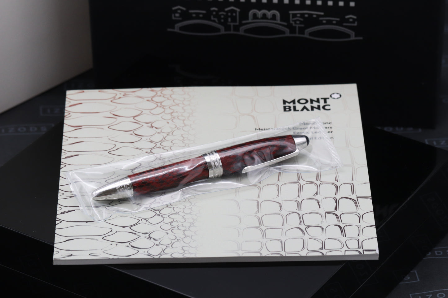 Montblanc Meisterstuck LeGrand Great Masters Python Leather Fountain Pen - SEALED