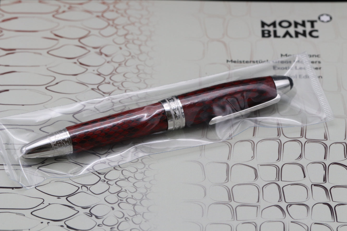 Montblanc Meisterstuck LeGrand Great Masters Python Leather Fountain Pen - SEALED