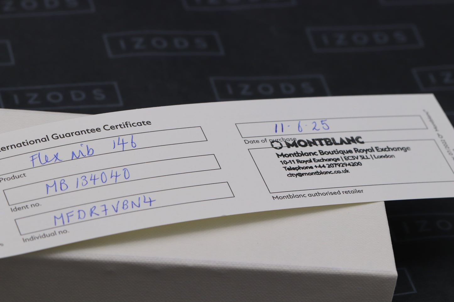 Montblanc Meisterstück 146 LeGrand Calligraphy Flex SE Fountain Pen