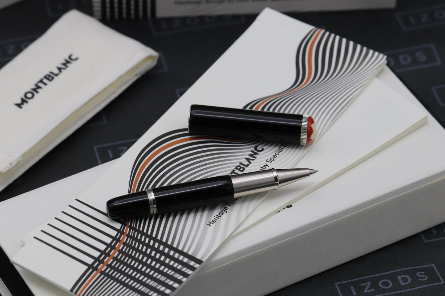 Montblanc Heritage Rouge et Noir Baby Black Lacquer Rollerball Pen