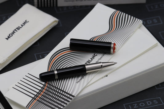 Montblanc Heritage Rouge et Noir Baby Black Lacquer Rollerball Pen