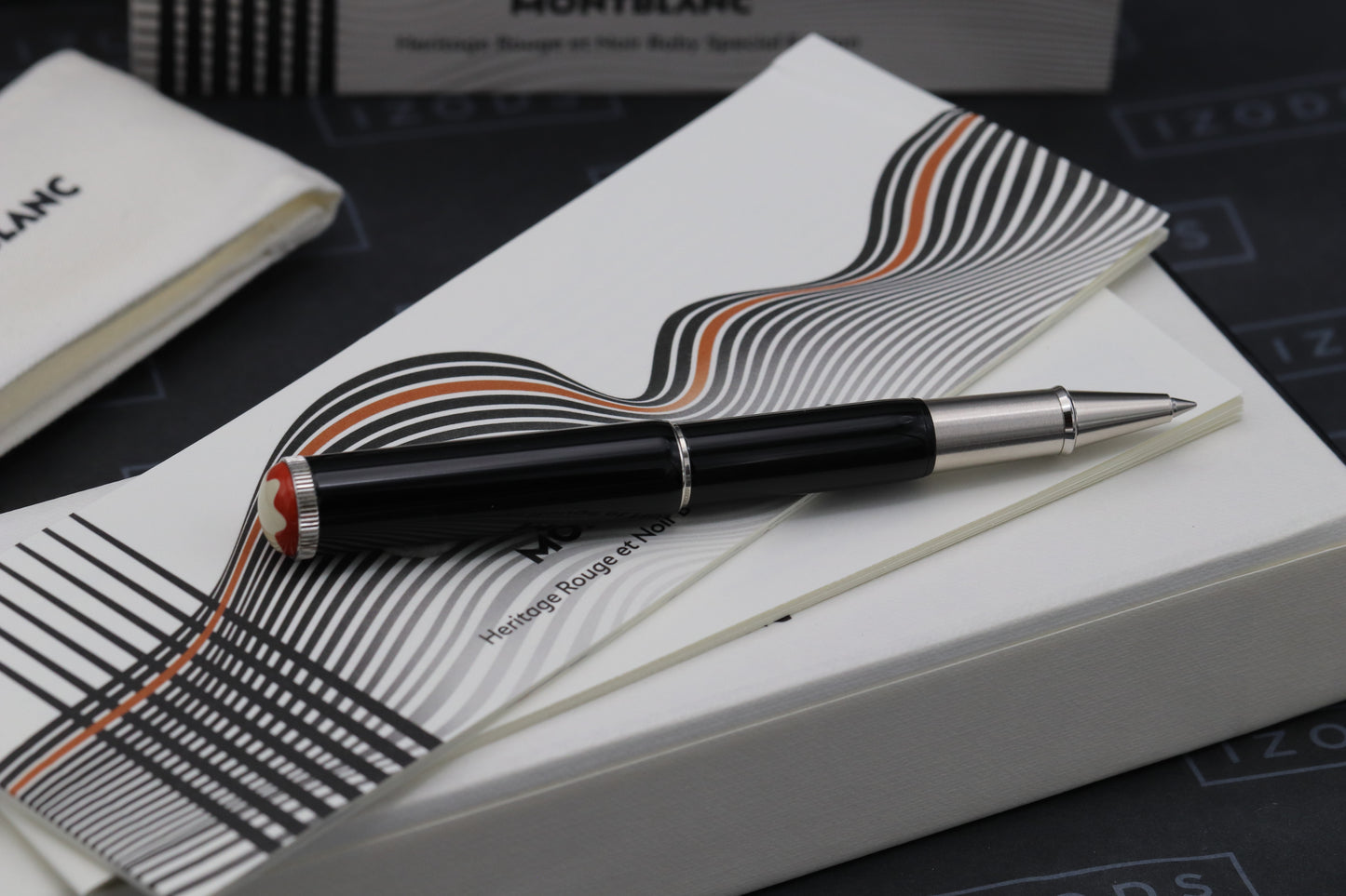 Montblanc Heritage Rouge et Noir Baby Black Lacquer Rollerball Pen