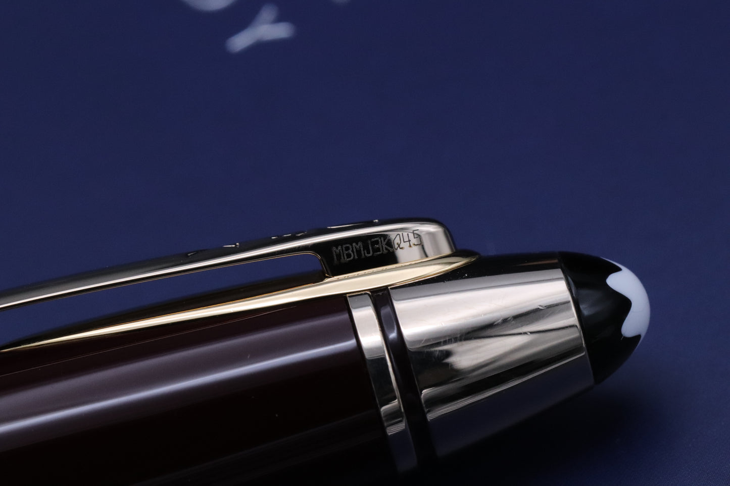 Montblanc Great Characters JFK Burgundy Fountain Pen - Serviced by MB Aug 2025