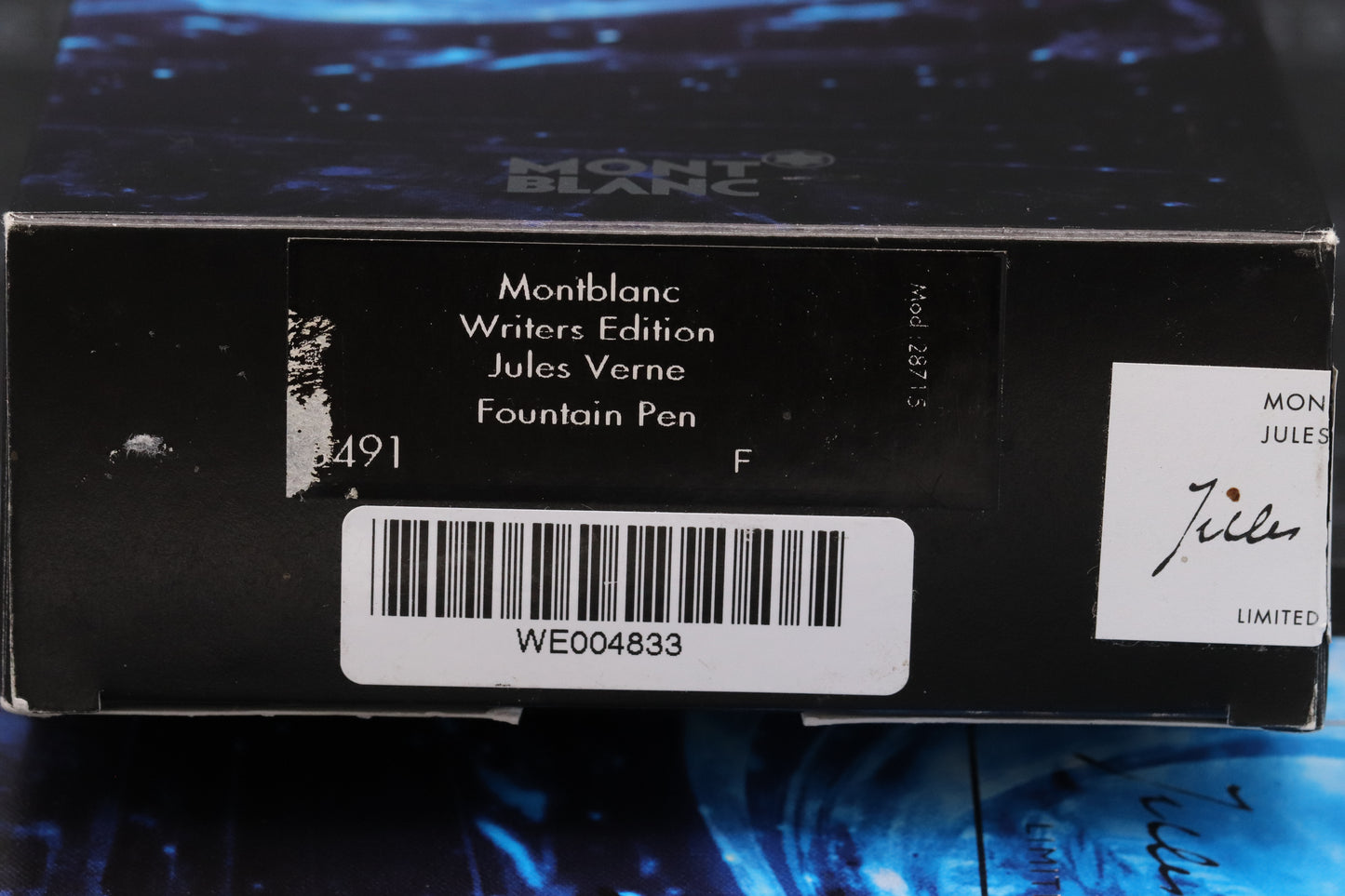 Montblanc Writers Edition Jules Verne Fountain Pen - UNUSED