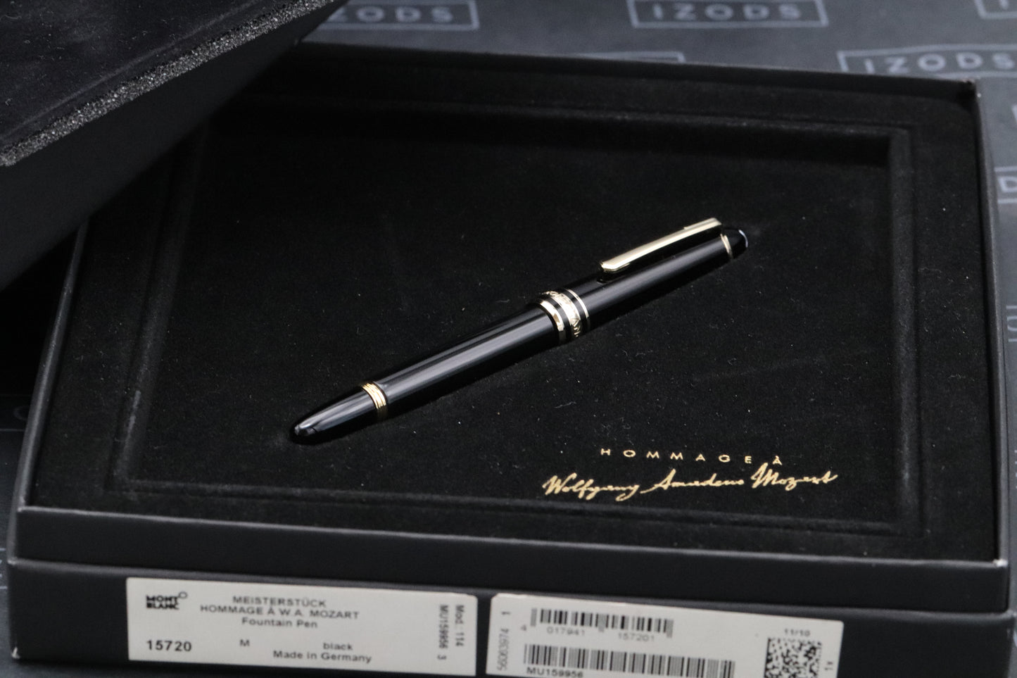 Montblanc Meisterstück 114 Mozart Gold-Coated Fountain Pen - UNUSED