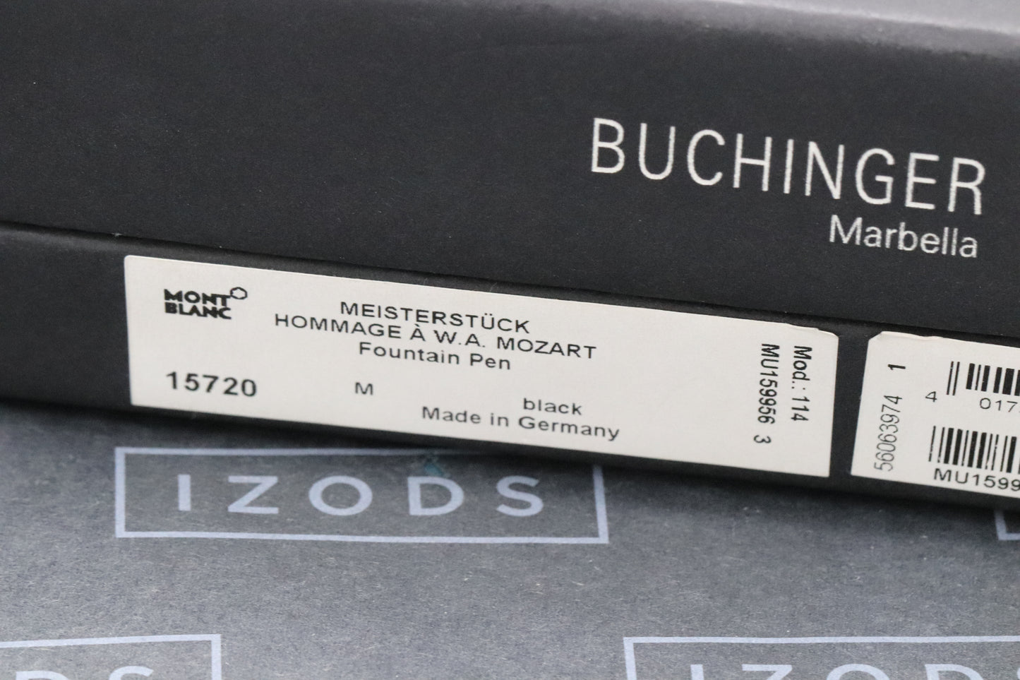 Montblanc Meisterstück 114 Mozart Gold-Coated Fountain Pen - UNUSED