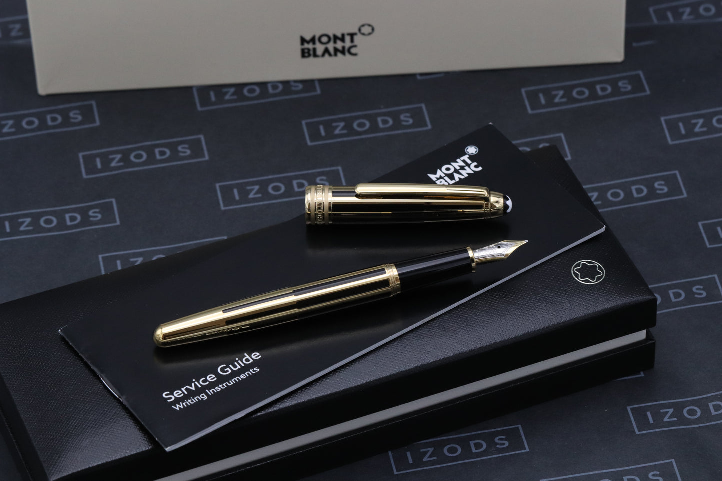 Montblanc Meisterstuck 144 Classique Black Gold Solitaire Fountain Pen - UNUSED