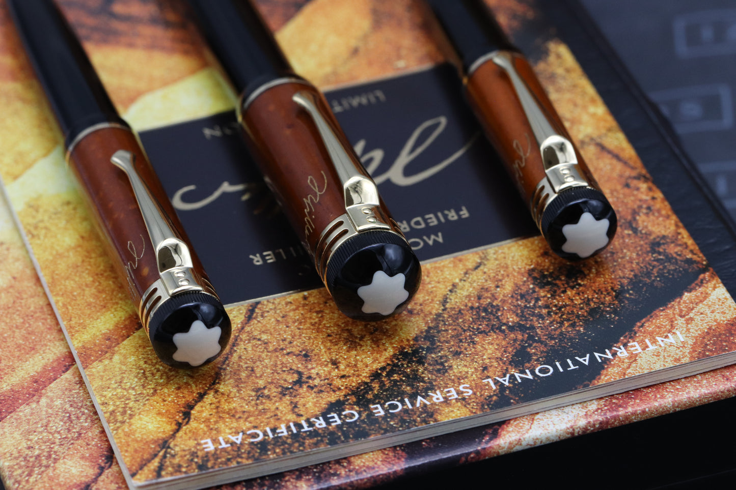 Montblanc Writers Edition Friedrich Schiller FP, BP, MP Set