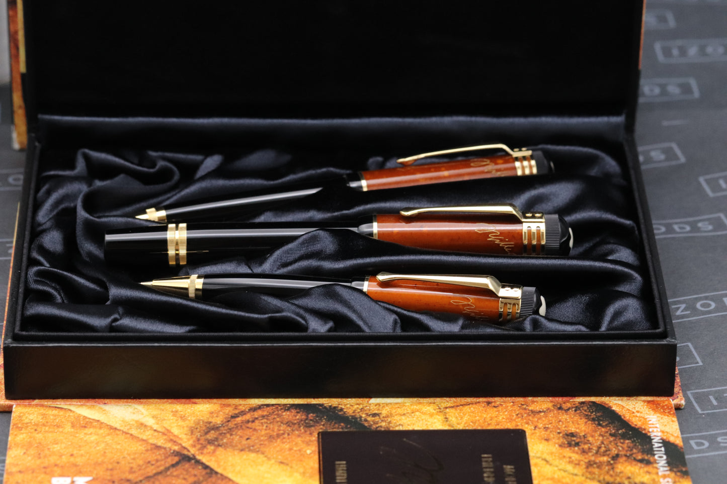 Montblanc Writers Edition Friedrich Schiller FP, BP, MP Set