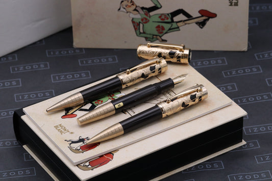Montblanc Writers Edition Carlo Collodi FP, BP, MP Set - Limitation Number 0004