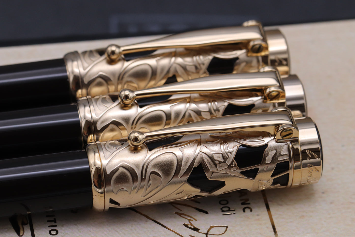 Montblanc Writers Edition Carlo Collodi FP, BP, MP Set - Limitation Number 0004
