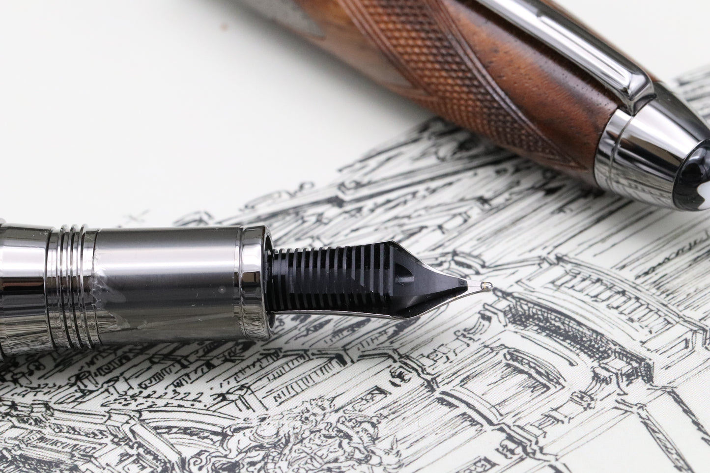 Montblanc Meisterstuck Great Masters James Purdey & Sons Fountain Pen with Notebook - UNUSED