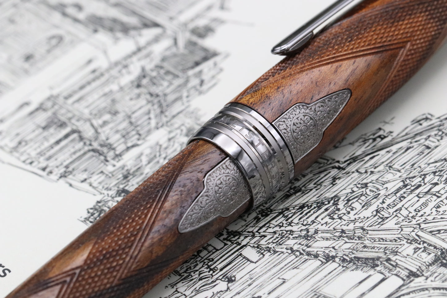 Montblanc Meisterstuck Great Masters James Purdey & Sons Fountain Pen with Notebook - UNUSED