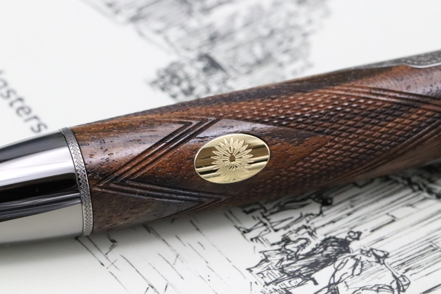 Montblanc Meisterstuck Great Masters James Purdey & Sons Fountain Pen with Notebook - UNUSED