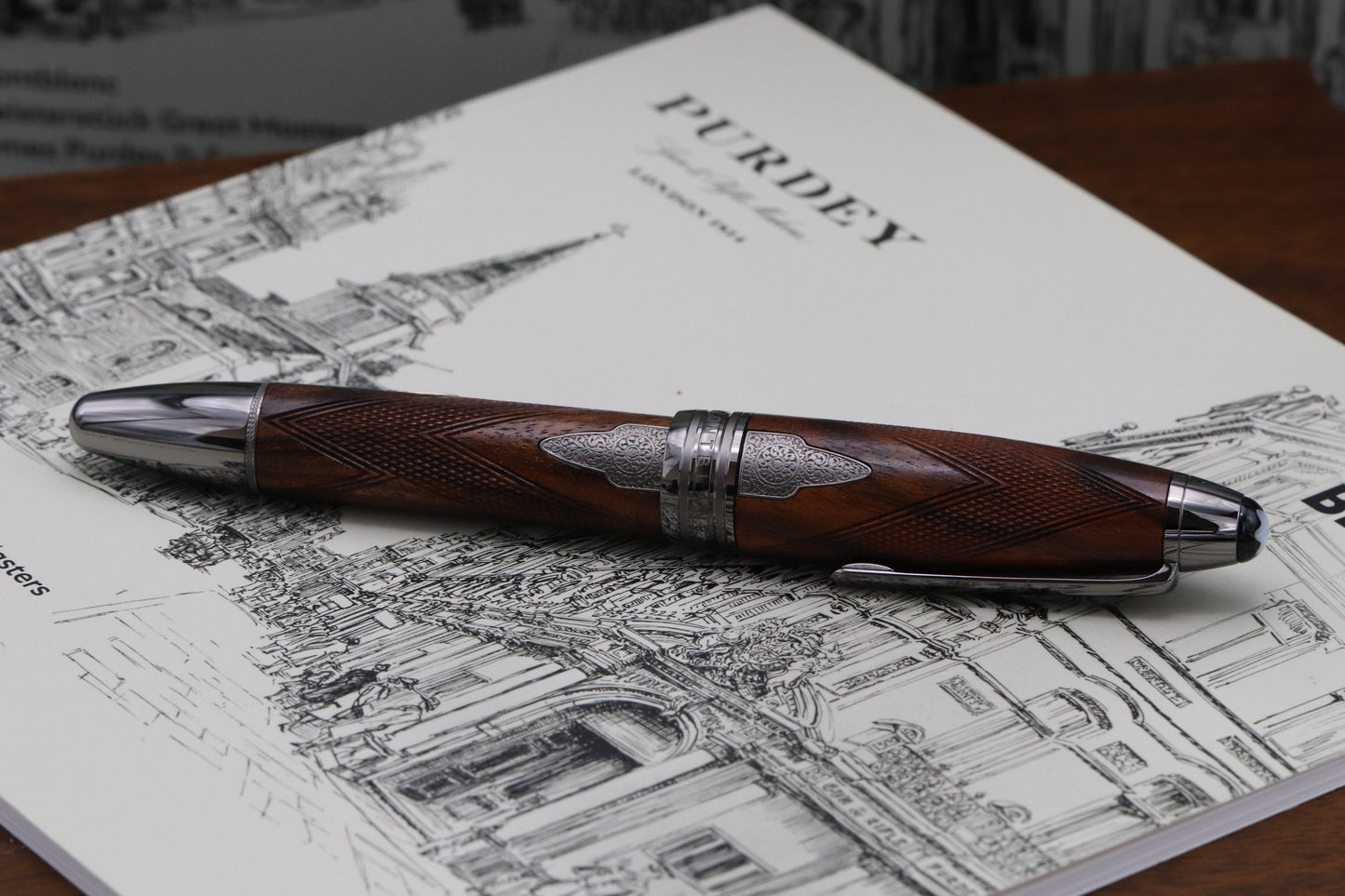 Montblanc Meisterstuck Great Masters James Purdey & Sons Fountain Pen with Notebook - UNUSED