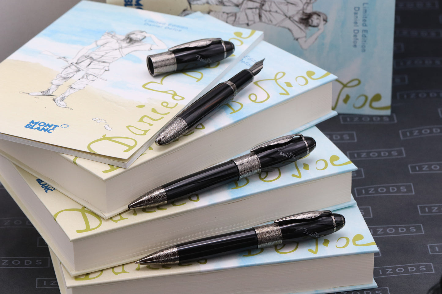 Montblanc Writers Edition Daniel Defoe FP, BP, MP Set