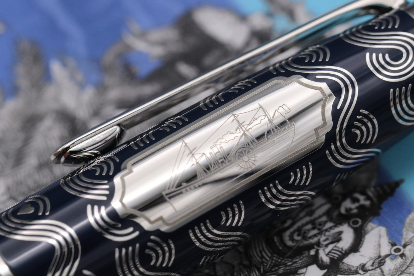 Montblanc LeGrand Around the World in 80 Days Solitaire Fountain Pen - UNUSED