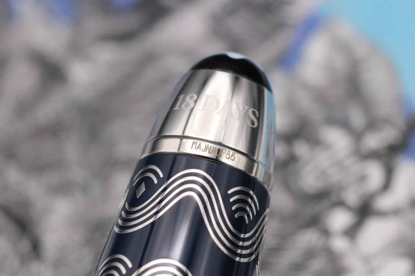 Montblanc LeGrand Around the World in 80 Days Solitaire Fountain Pen - UNUSED
