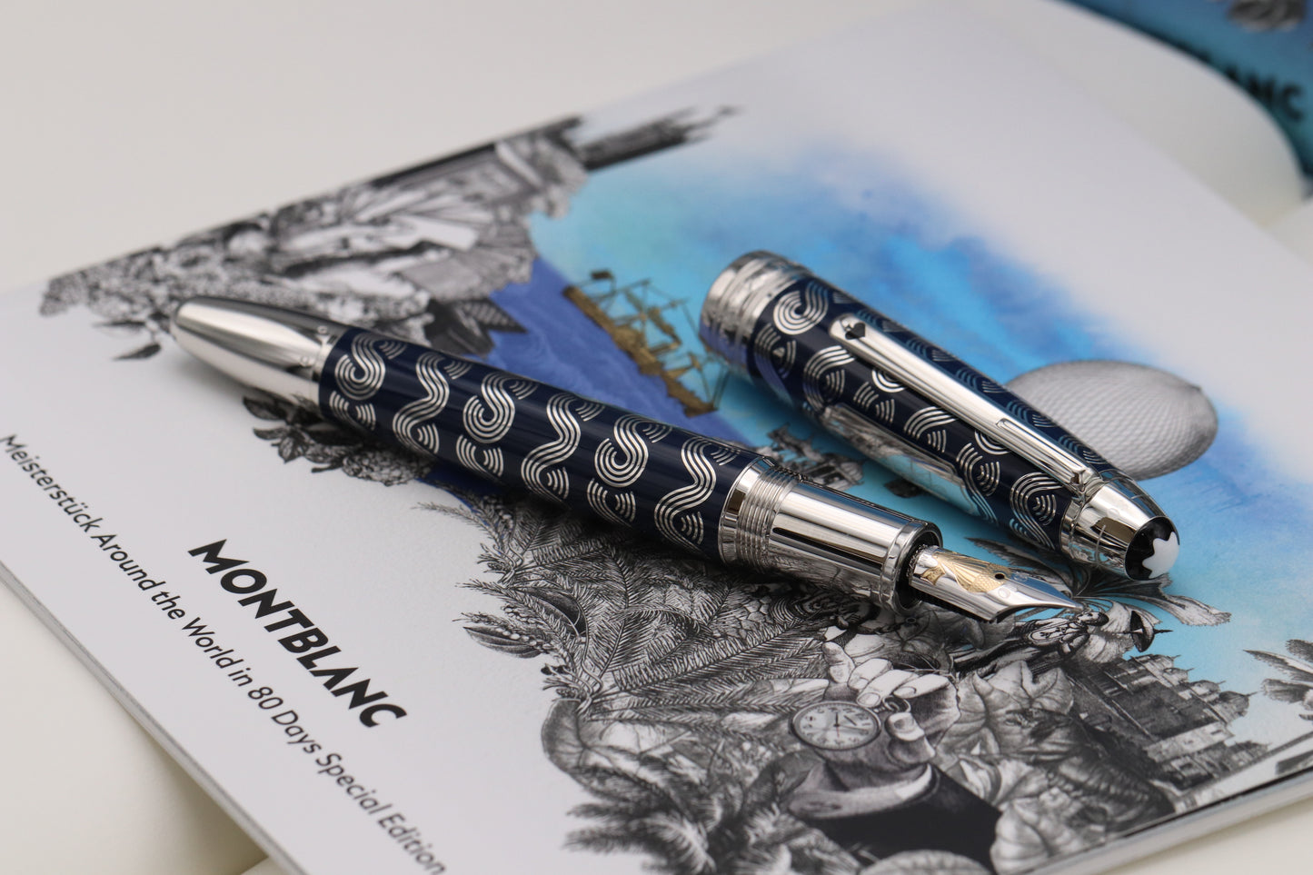 Montblanc LeGrand Around the World in 80 Days Solitaire Fountain Pen - UNUSED