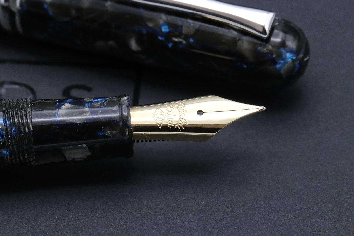 Mercury Francois des Trixhes Tibaldi Impero Celluloid Fountain Pen - Tibaldi Nib