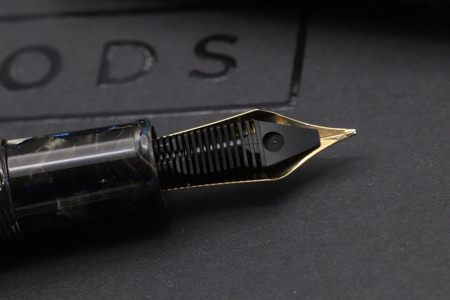 Mercury Francois des Trixhes Tibaldi Impero Celluloid Fountain Pen - Tibaldi Nib