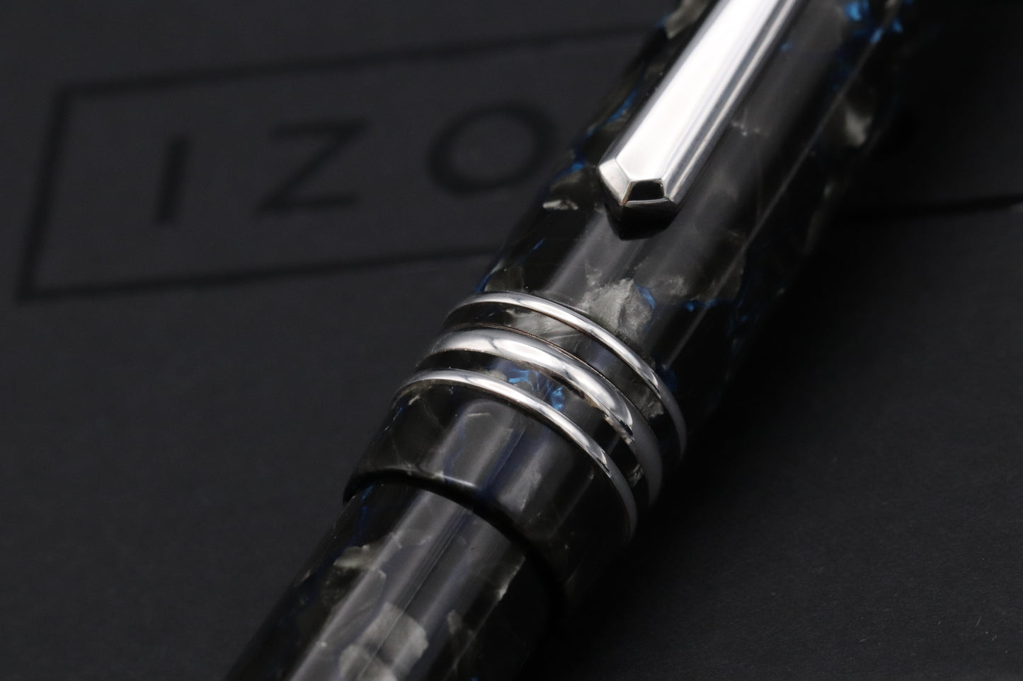 Mercury Francois des Trixhes Tibaldi Impero Celluloid Fountain Pen - Tibaldi Nib