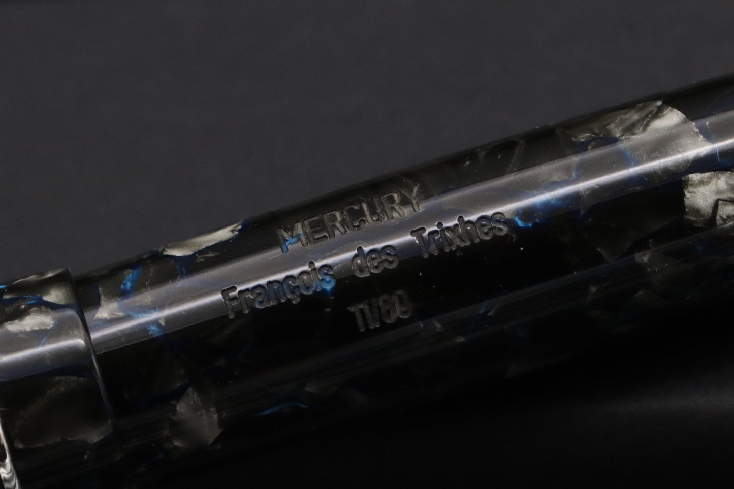 Mercury Francois des Trixhes Tibaldi Impero Celluloid Fountain Pen - Tibaldi Nib