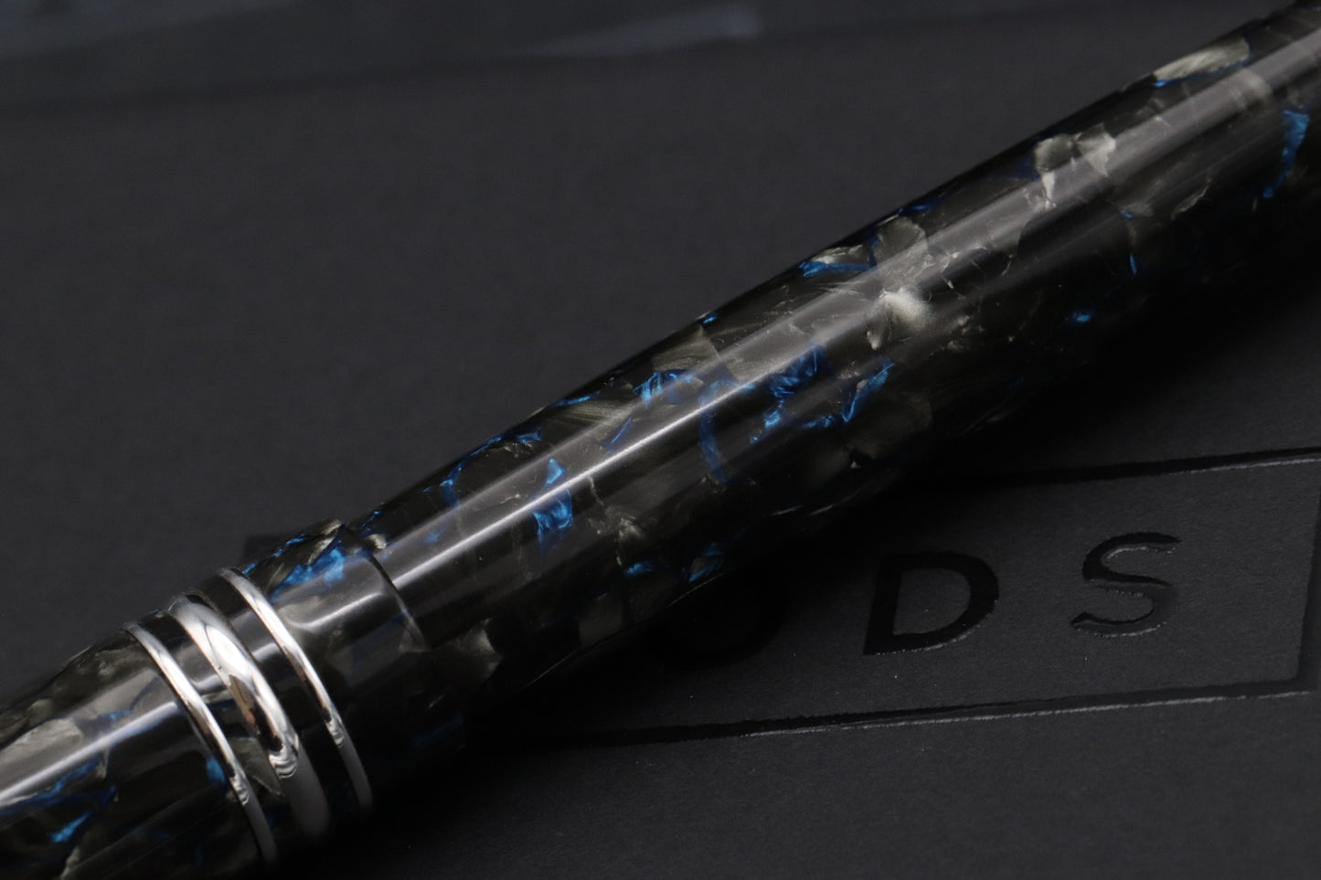 Mercury Francois des Trixhes Tibaldi Impero Celluloid Fountain Pen - Tibaldi Nib