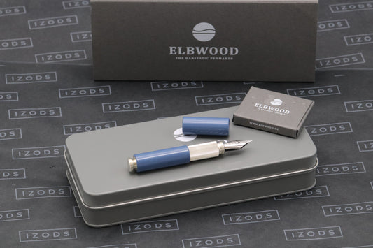 Elbwood PocketMaster Silver Ebonite LE50 Fountain Pen - 18k Fine Nib