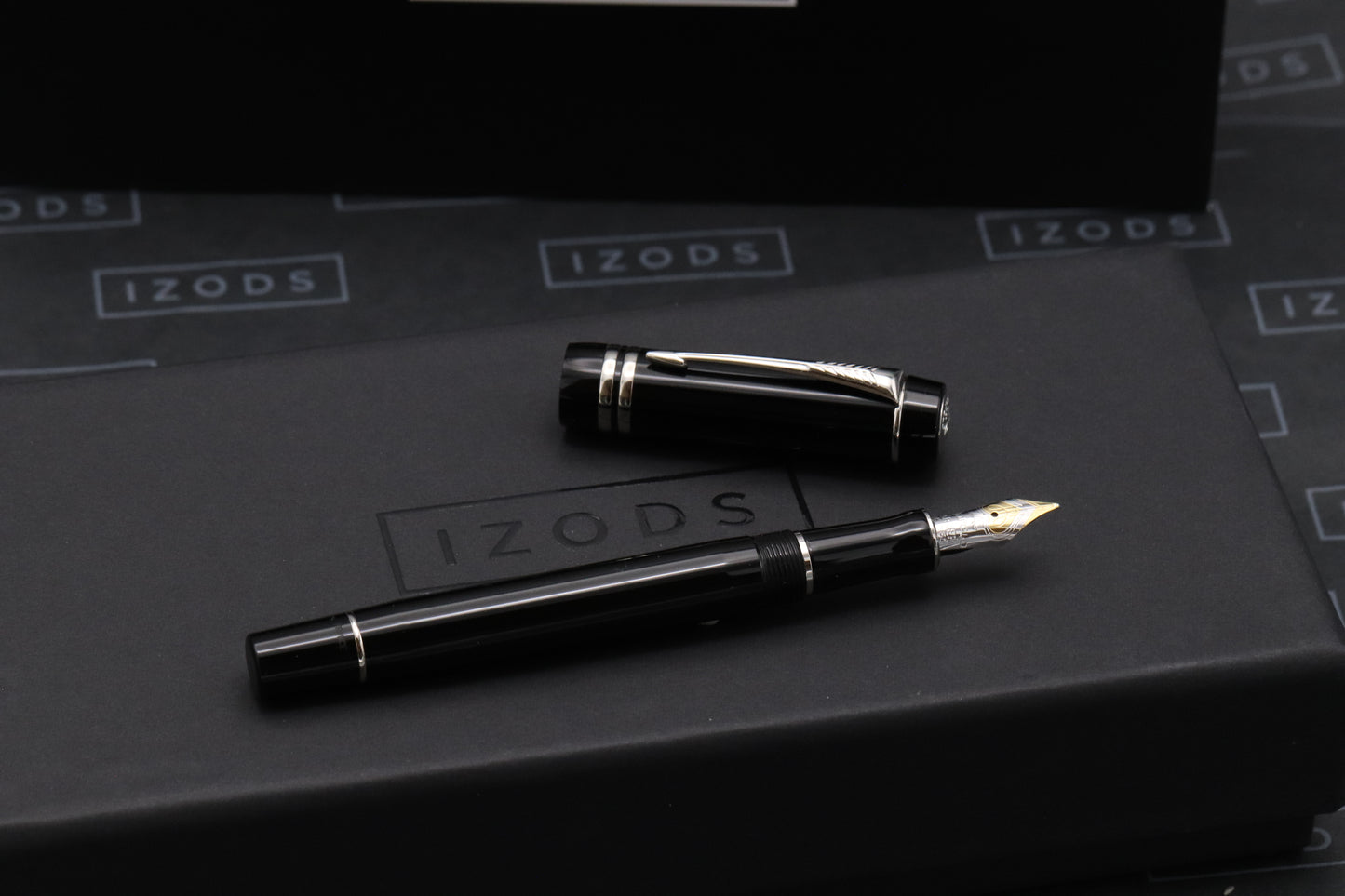 Parker Duofold International Black PT Fountain Pen