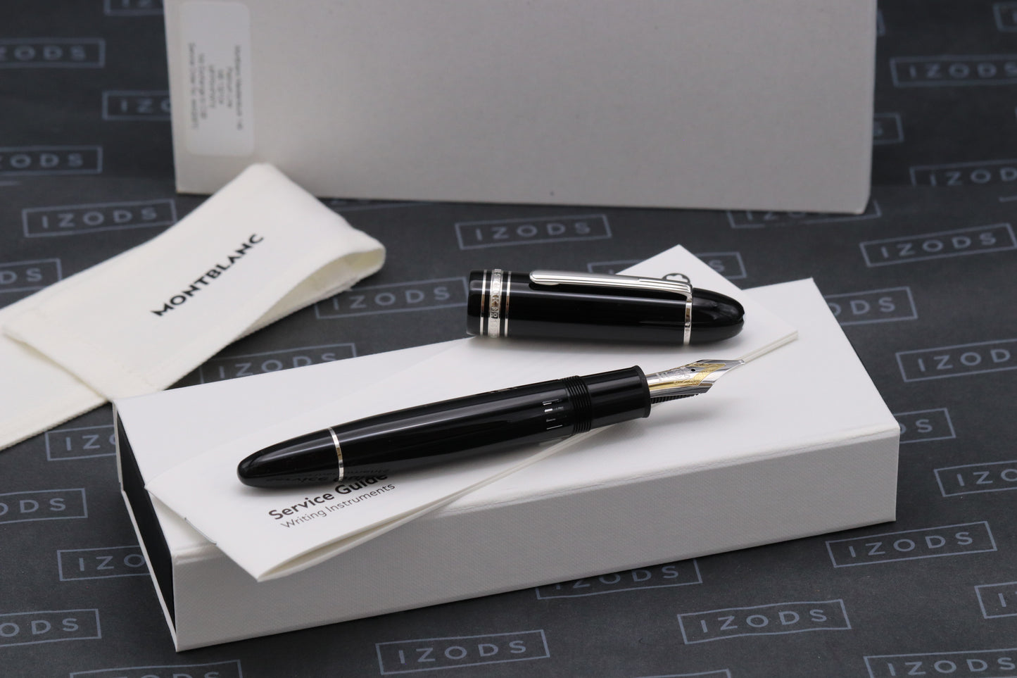 Montblanc Meisterstuck 149 Platinum-Coated Fountain Pen - Rare O3B Nib - UNUSED