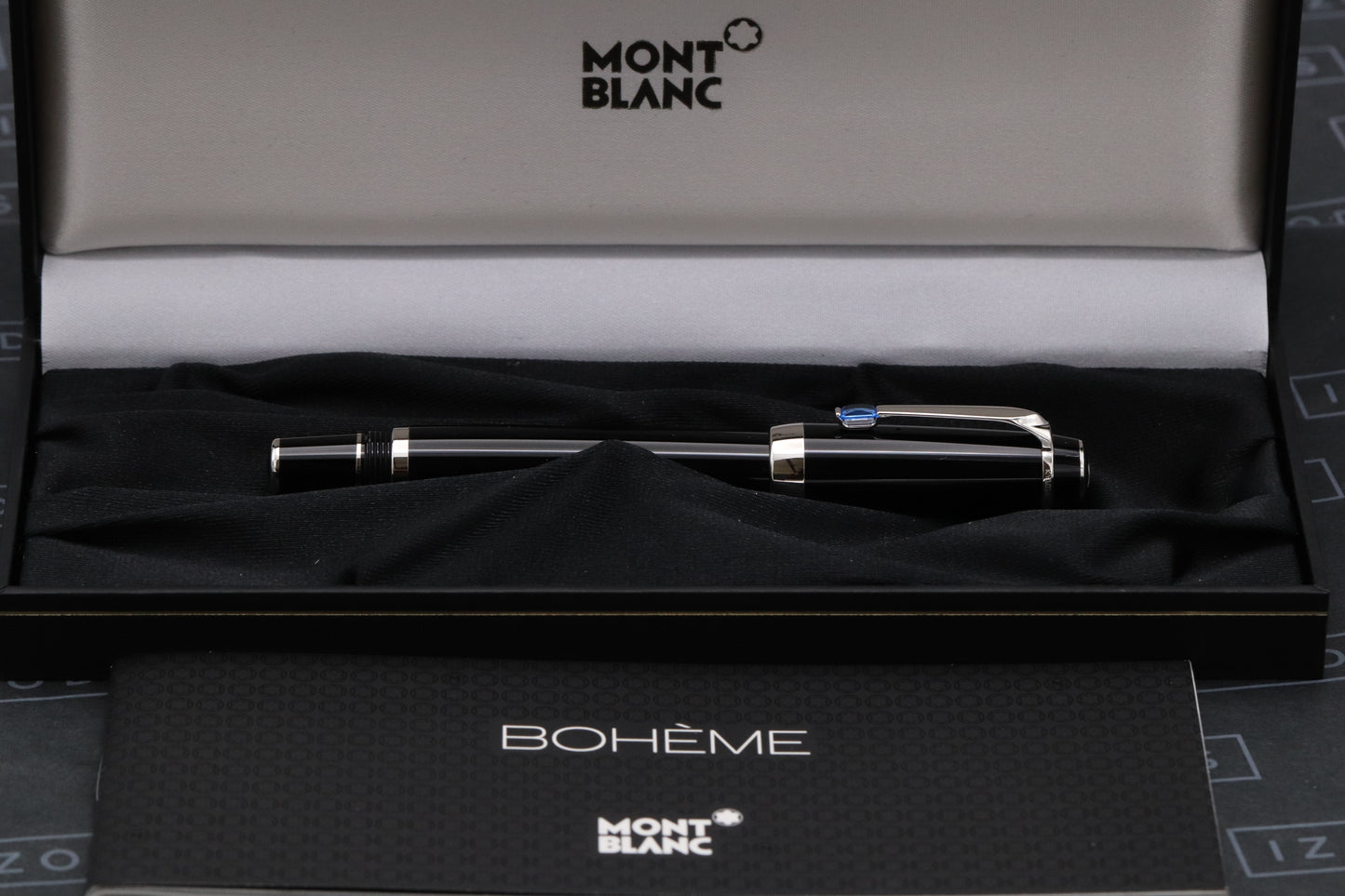 Montblanc Boheme Bleu Fixed Nib Fountain Pen - UNUSED