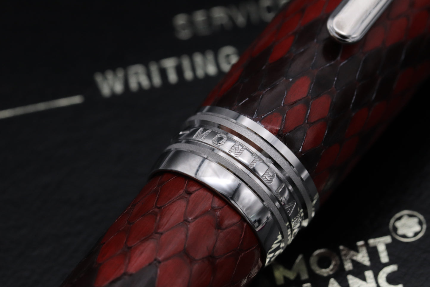 Montblanc Meisterstuck LeGrand Great Masters Python Leather Fountain Pen