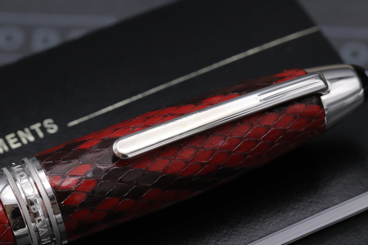 Montblanc Meisterstuck LeGrand Great Masters Python Leather Fountain Pen