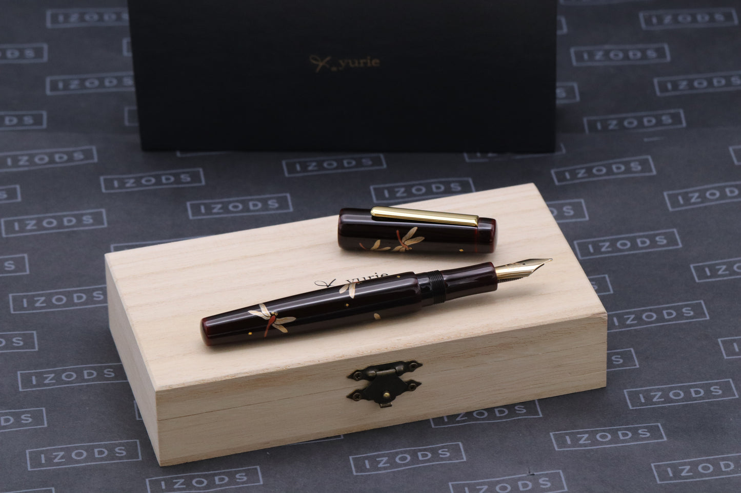 Yurie Style Move on Dragonfly Urushi Fountain Pen - Broad Nib - UNUSED