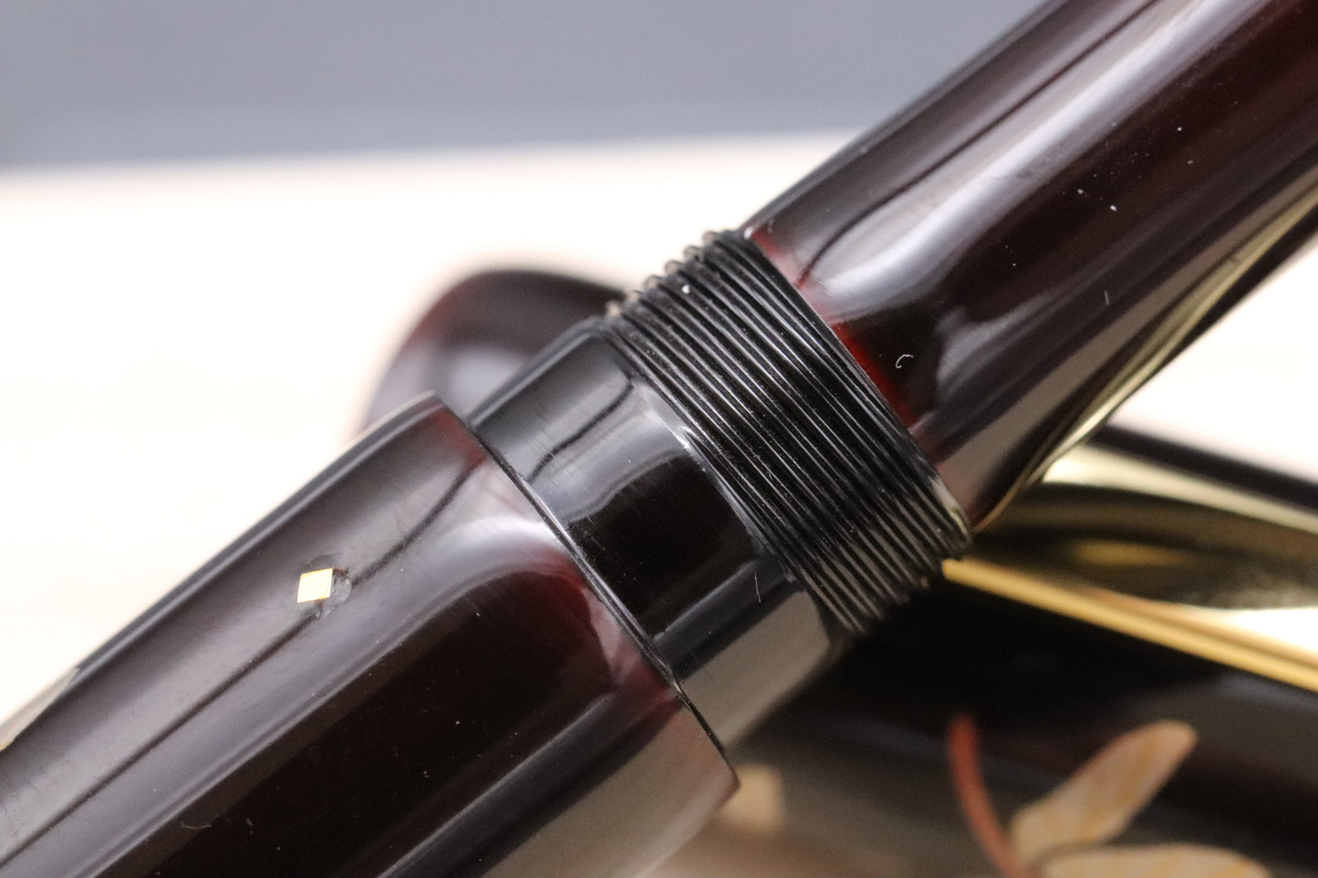 Yurie Style Move on Dragonfly Urushi Fountain Pen - Broad Nib - UNUSED