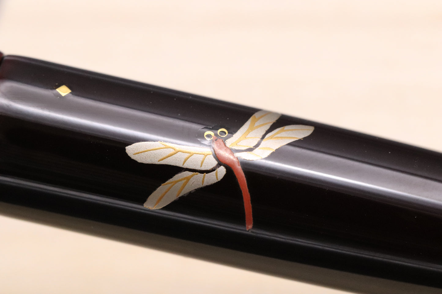 Yurie Style Move on Dragonfly Urushi Fountain Pen - Broad Nib - UNUSED
