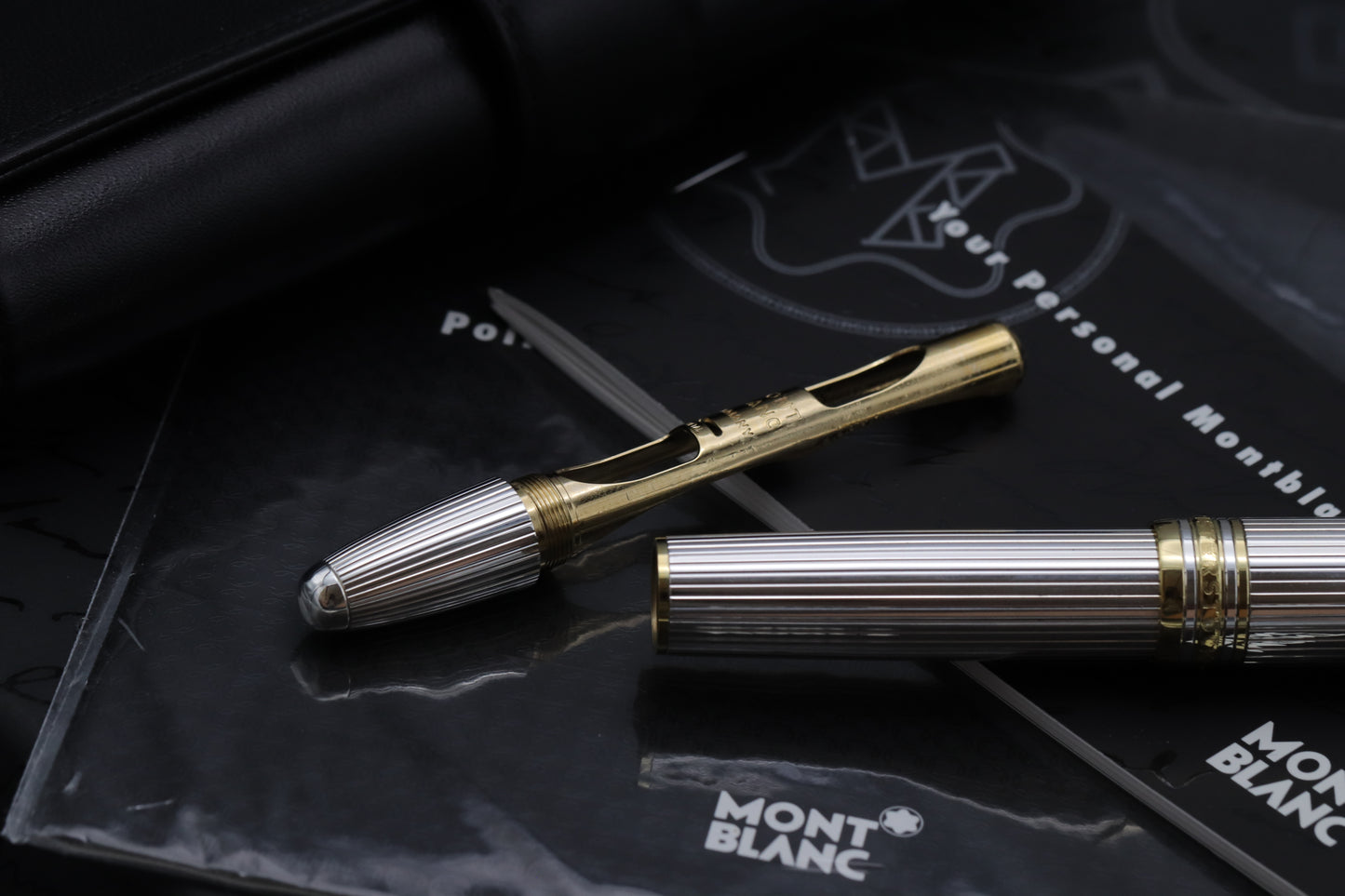 Montblanc Meisterstück 147 Traveller Sterling Silver Fountain Pen - OBB Nib