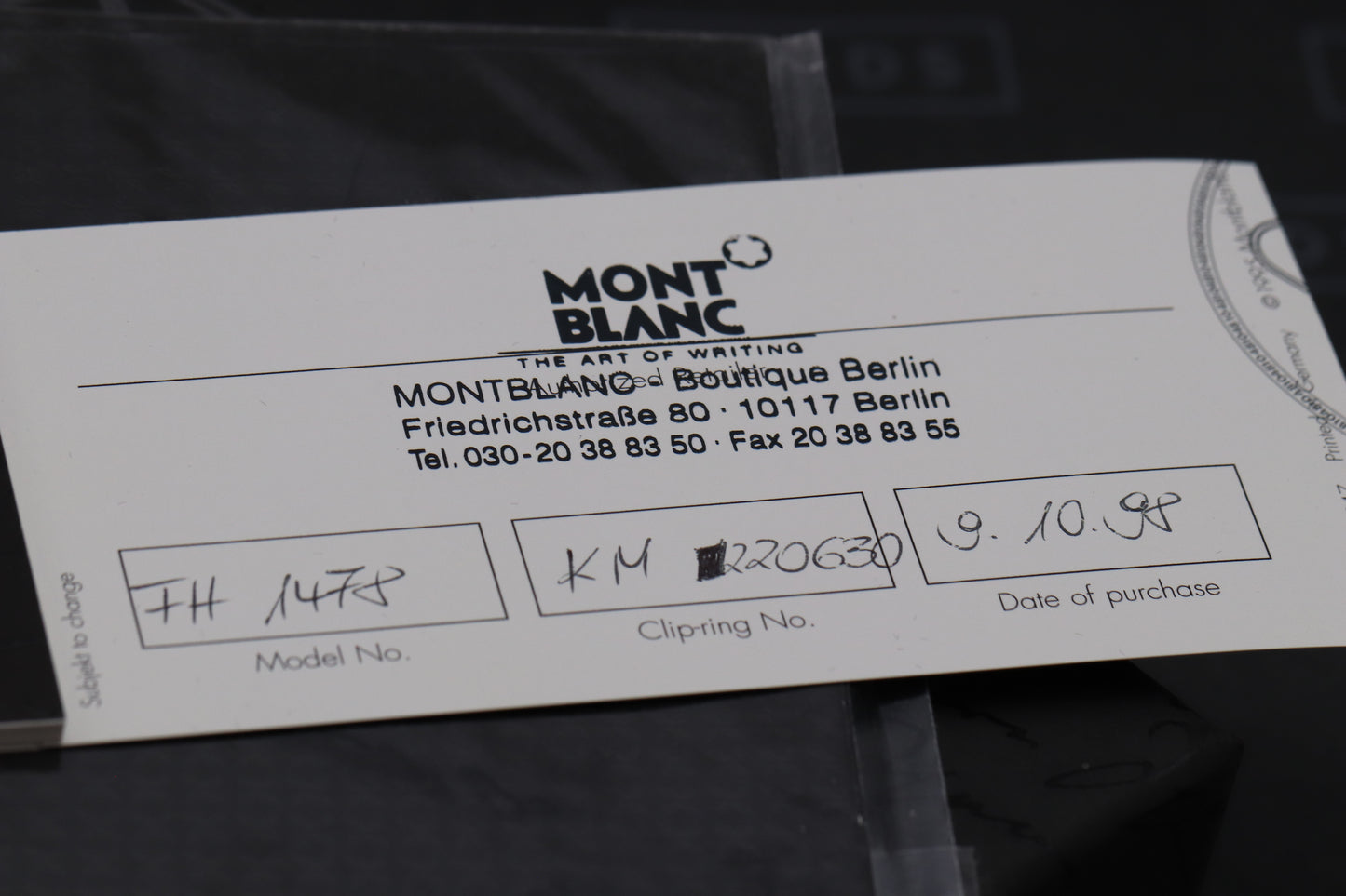 Montblanc Meisterstück 147 Traveller Sterling Silver Fountain Pen - OBB Nib