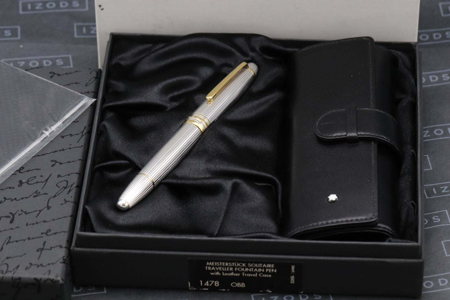 Montblanc Meisterstück 147 Traveller Sterling Silver Fountain Pen - OBB Nib